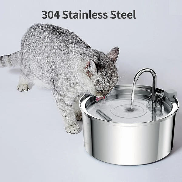 PurePaws - Stainless Water Fountain
