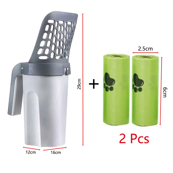ScoopNest – 2-in-1 Cat Litter Scooper