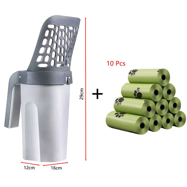ScoopNest – 2-in-1 Cat Litter Scooper