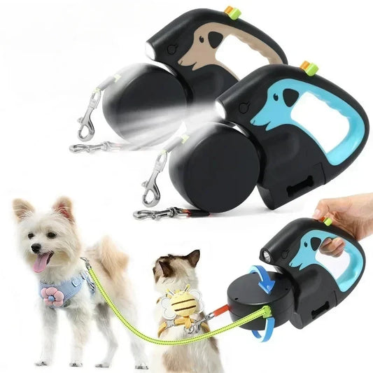 Dual Doggie - Retractable Dog Leash